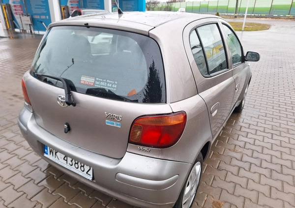 Toyota Yaris cena 7900 przebieg: 298000, rok produkcji 2005 z Brodnica małe 781